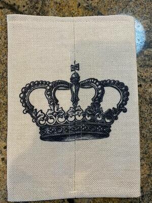 crown tissue box cover ONLY ONE