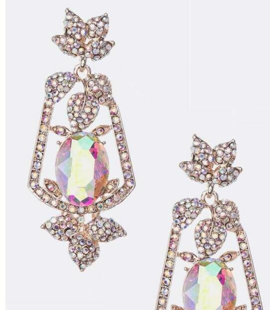 Ab gold earring