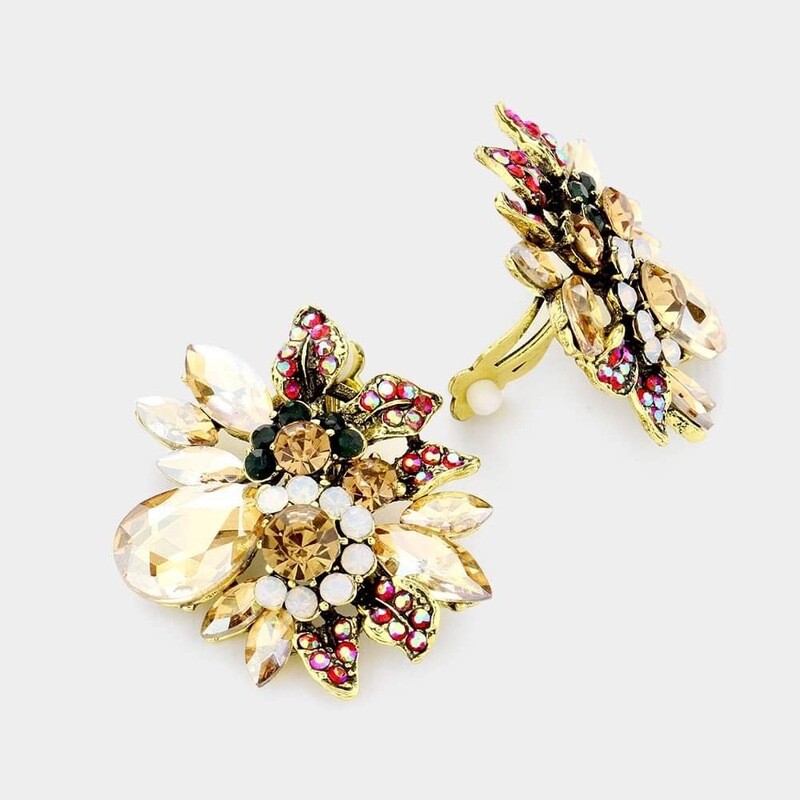 Flower clip on