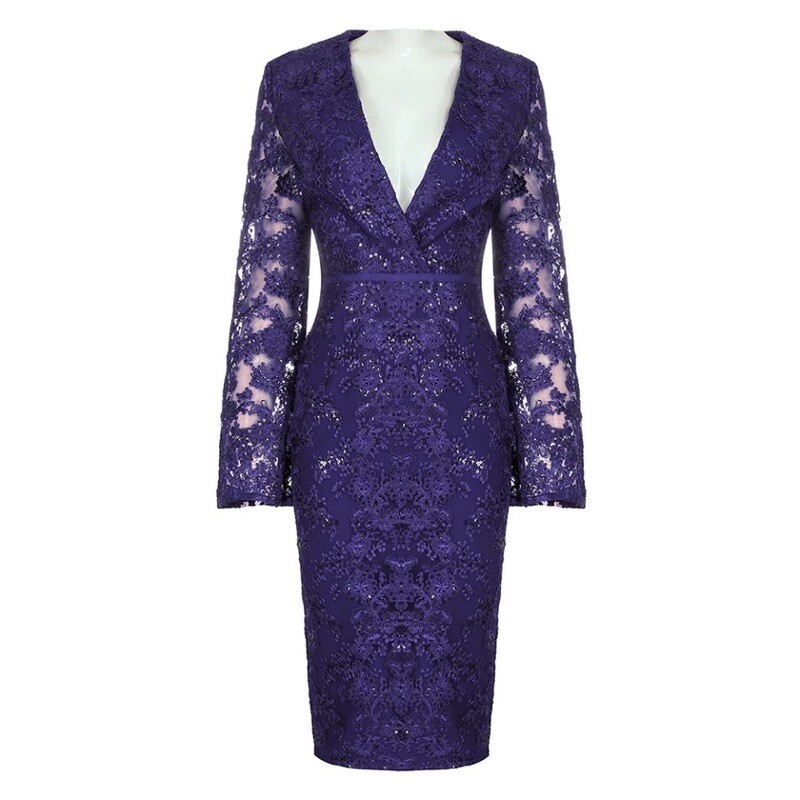 Blue lace Dress