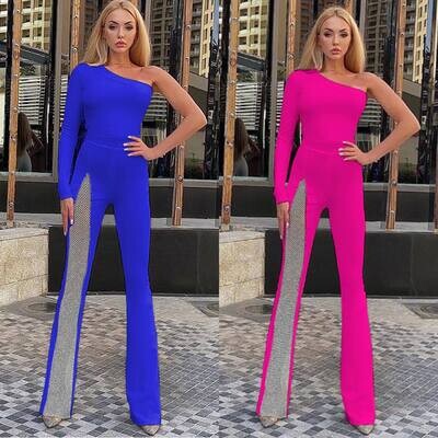 Bandage Jumpsuit with inset