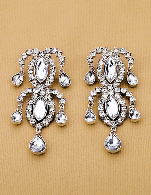 Two tier drop Earring