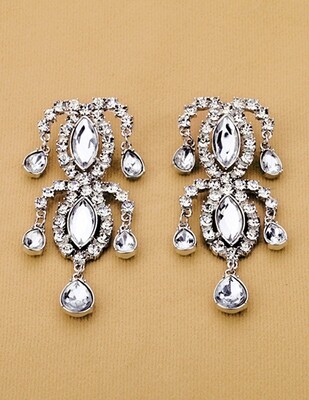 Two tier drop Earring