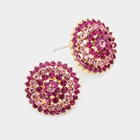 Multi Circle Pageant Earring