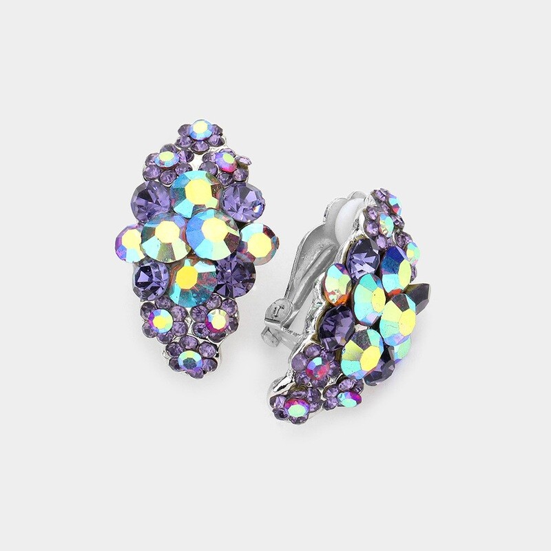 Cluster Flower Earring