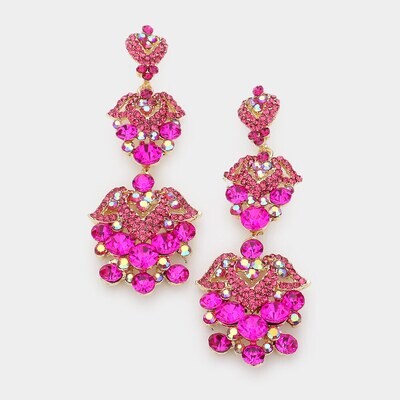 Bubble Dangle Pageant earrings