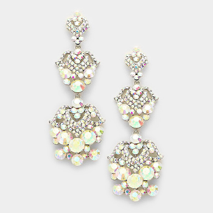 Bubble Dangle Pageant earrings