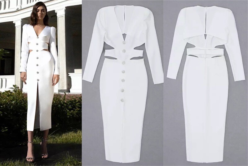 Cutout Bandage Dress