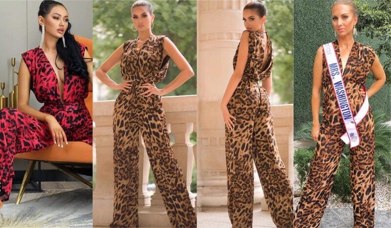 Low V-neck Jumpsuit