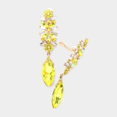 Marquise Pageant Earring