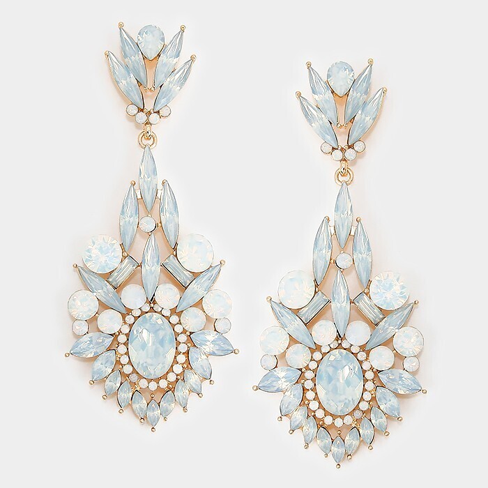 Crystal Pageant Earring