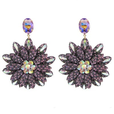 3D Starburst Flower earrings