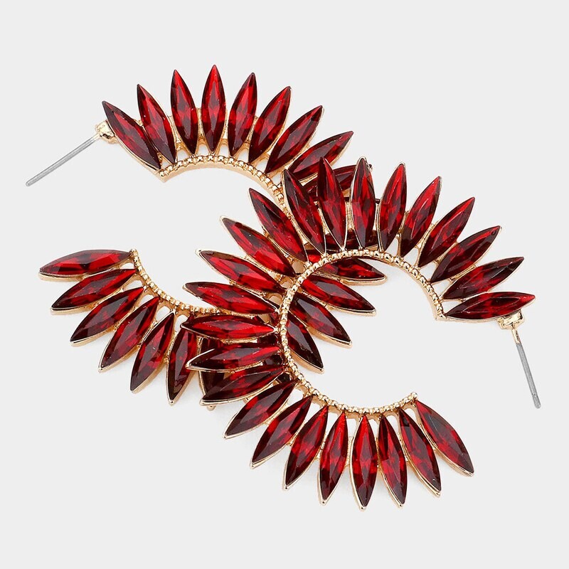 Hoop Pageant Earring
