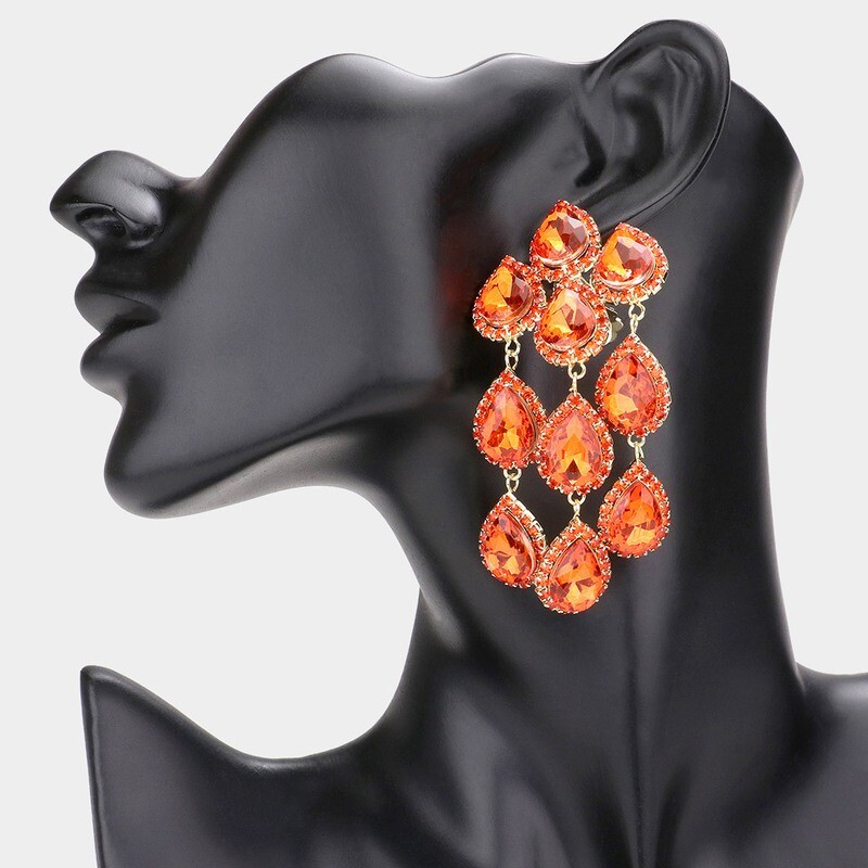 Bubble Dangle Pageant earrings