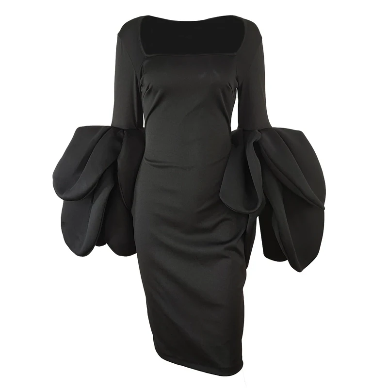 Tulip Sleeve Dress