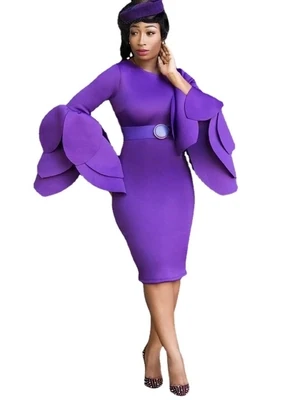 Tulip Sleeve Dress