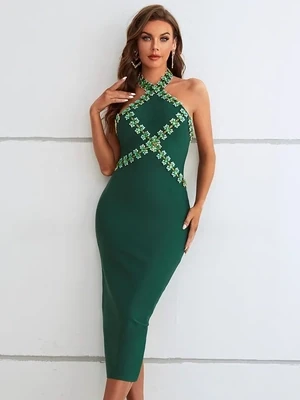 Stone Bandage Dress