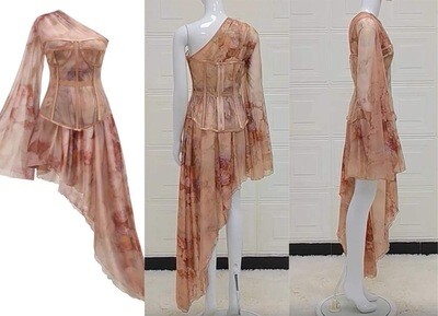 Two piece corset dress
