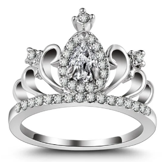 Pear Stone Ring