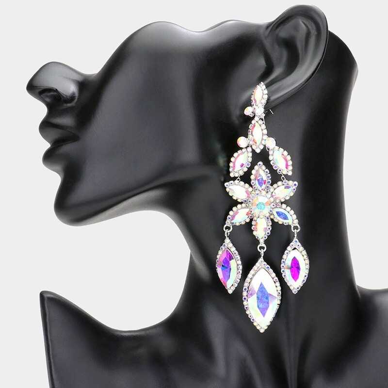 Flower Marquise Earring
