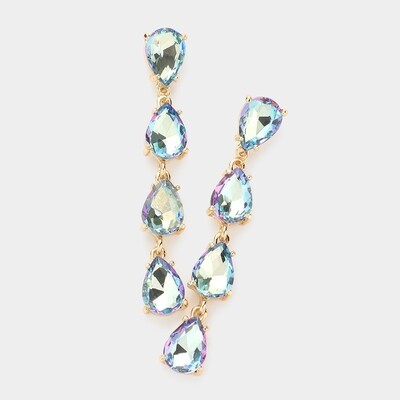 Four Teardrop Earring