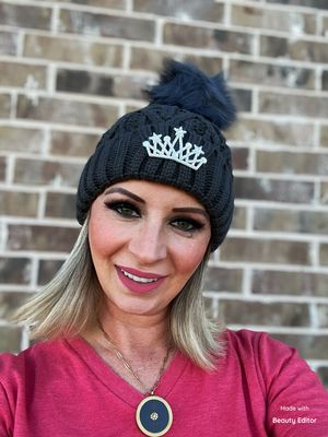 Crown Puff Beanie