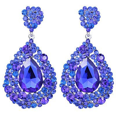 Teardrop Pageant Earring