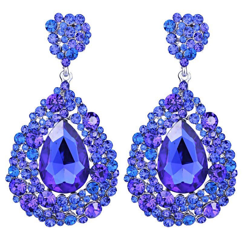 Teardrop Pageant Earring