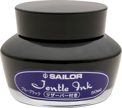 Sailor Ink Fountain Pen Jentle Bottle Blue Black - 50ml