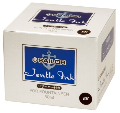 Sailor Ink Fountain Pen Jentle Bottle Blue Black - 50ml