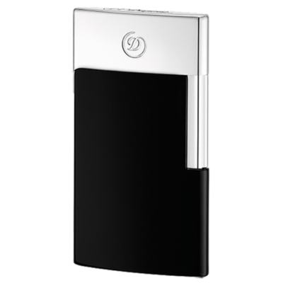 S.T Dupont E-Slim Black &amp; Chrome Lighter