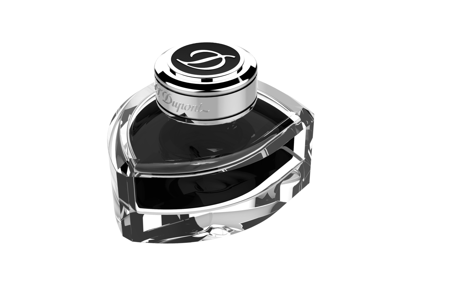 ST DUPONT Ink Glass Bottle Black 75 ml