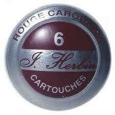 J. Herbin Ink Cartridges 6-Pack Rouge Caroubier (Carob Seed Red)