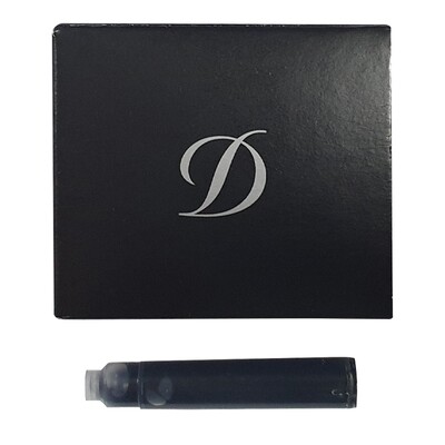 ST DUPONT Ink Cartridges Black - 6 Pieces Per Box