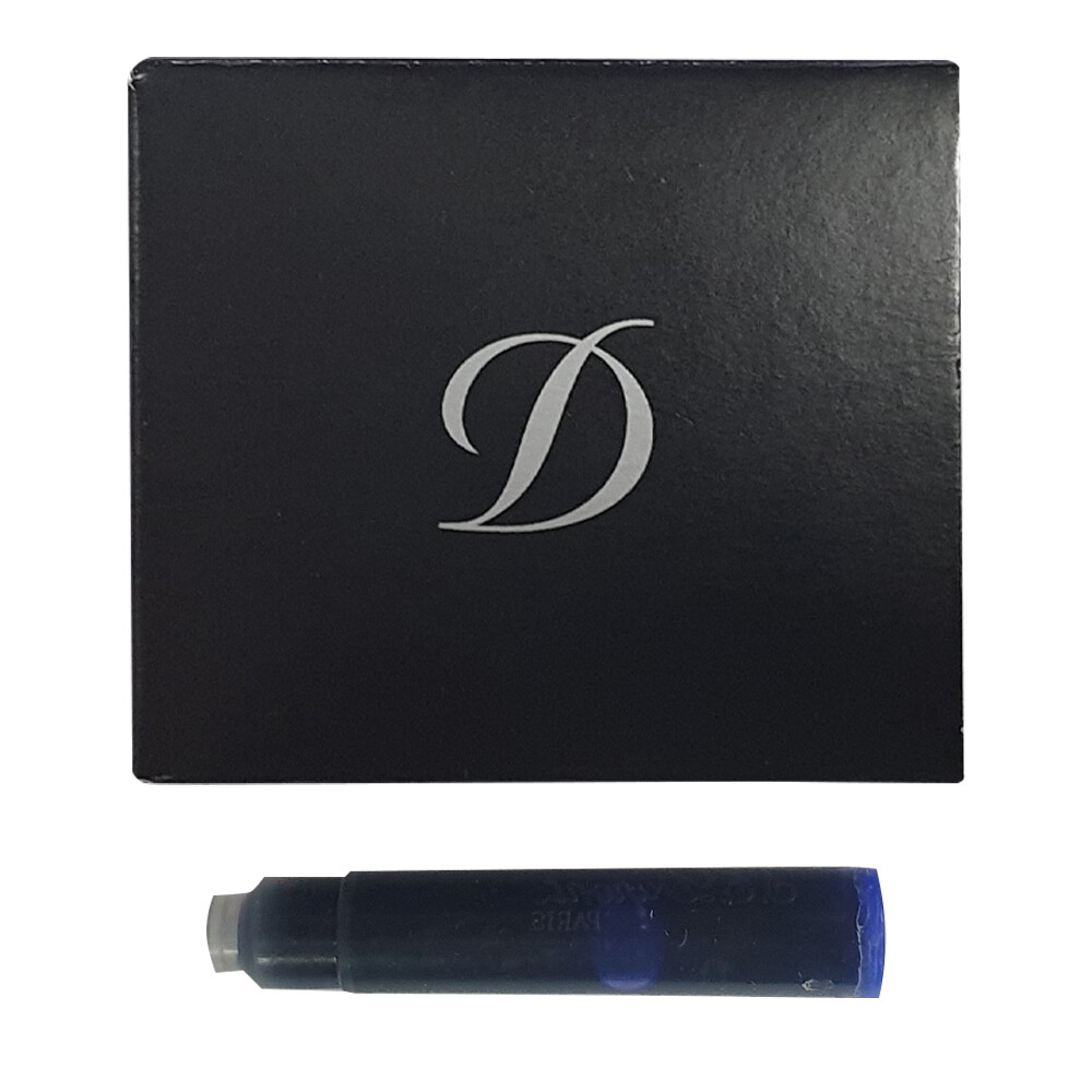 ST DUPONT Ink Cartridges Blue - 6 Pieces Per Box