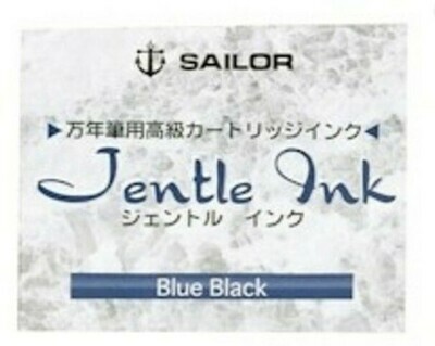 Sailor Jentle Ink Cartridges 12Pk Blue Black