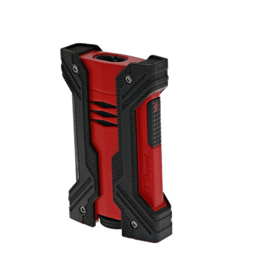 ST DUPONT Defi XXtreme Black and Mat Red Lighter
