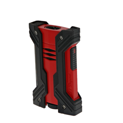 ST DUPONT Defi XXtreme Black and Mat Red Lighter