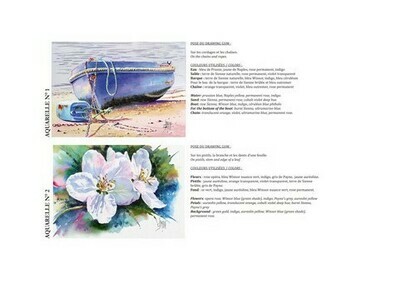 Clairefontaine Watercolour pad Init°1 A4 12sh 300g