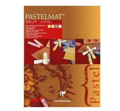 Clairefontaine Pastelmat Pad n°1 18x24cm 12sh 360g