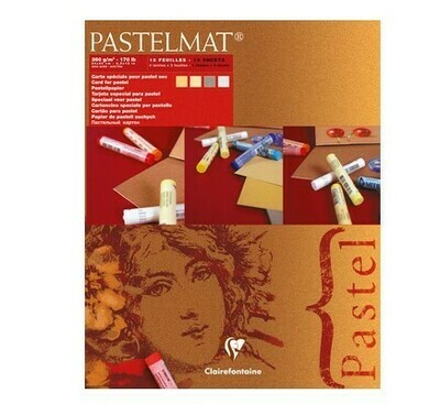 Clairefontaine Pastelmat pad n°1 24x30cm 12sh 360g