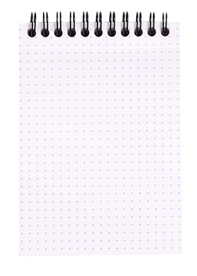 Rhodia Notepad Wirebound 10,5x14,8cm Dot Black