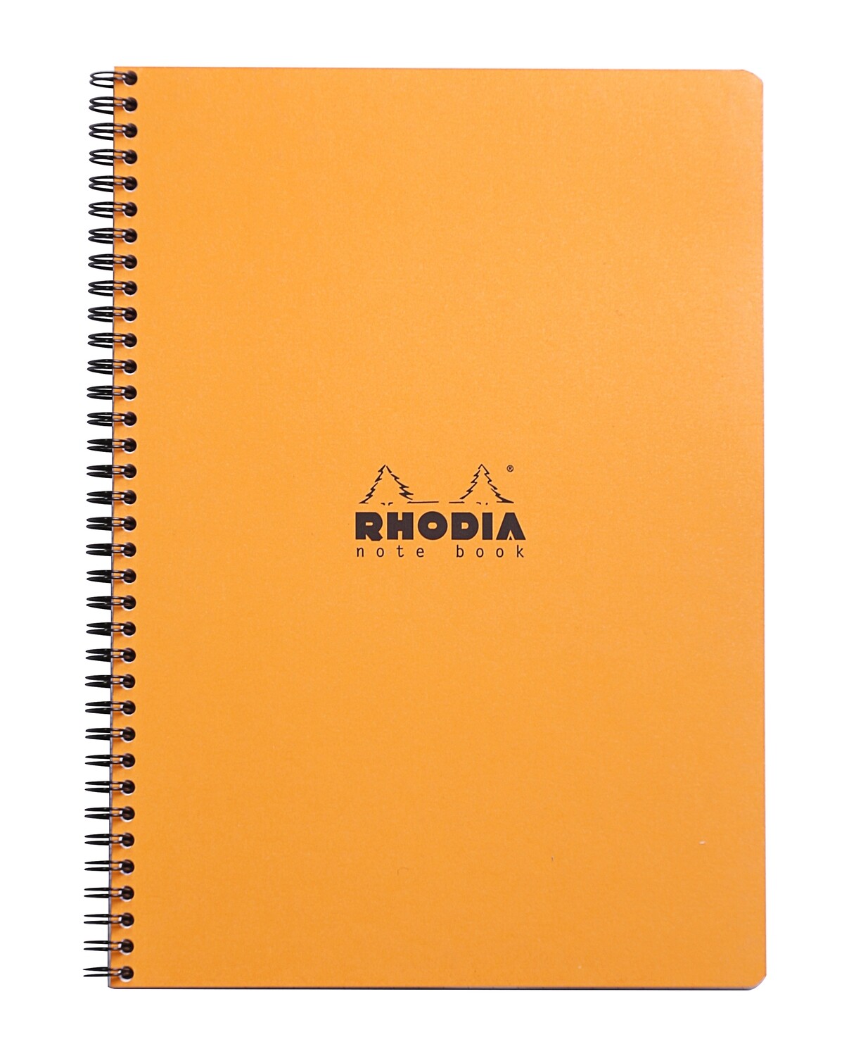 Classic Notebook wrbnd 22,5x29,7cm lined + margin framed 80 sh. not detach. 80g ORANGE cover