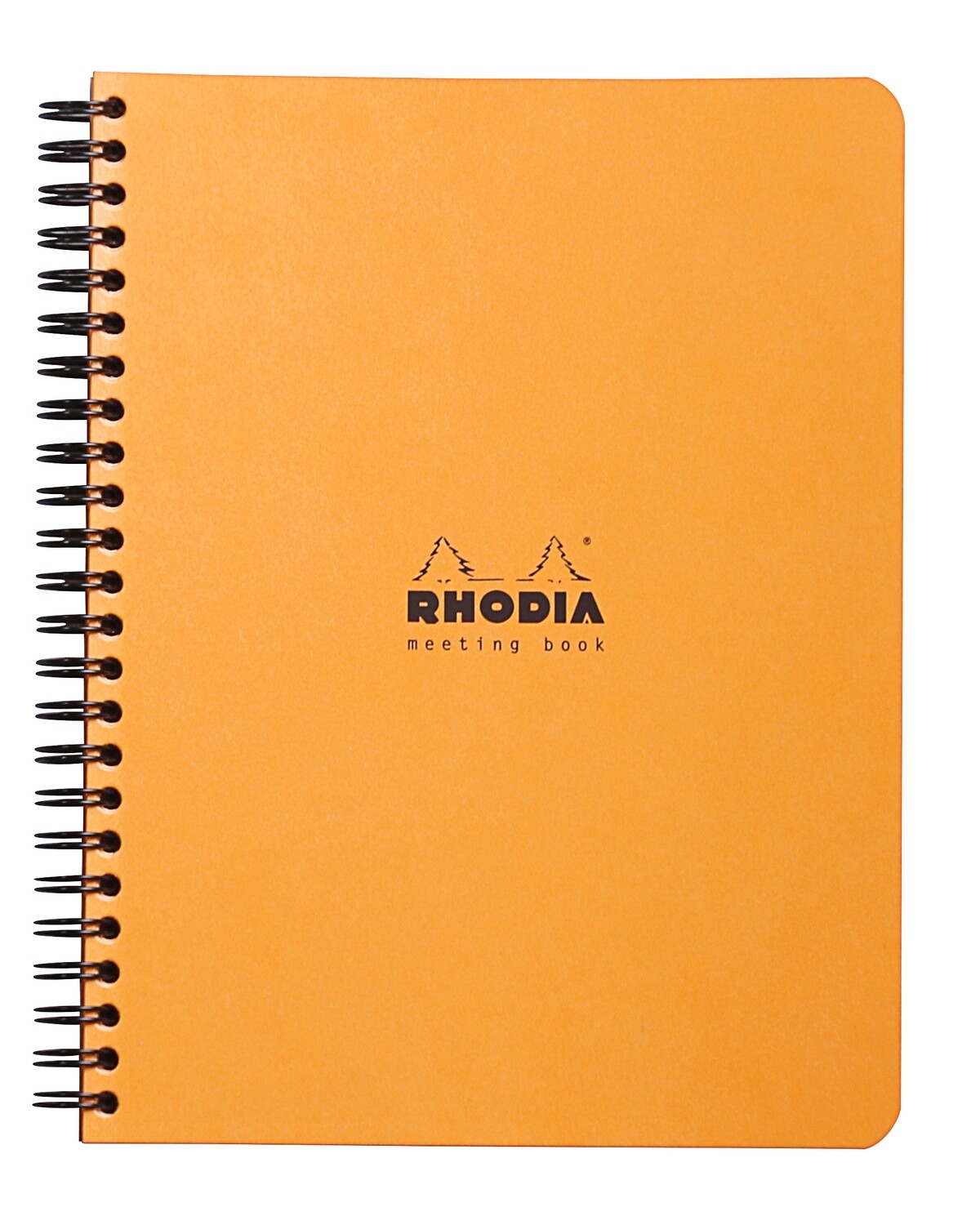 Classic Meeting Book wrbnd 16x21cm 80sh. printed detach. 80g ORANGE cover