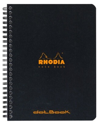Classic Meeting Book wrbnd 16x21cm 80sh. printed detach. 80g BLACK cover