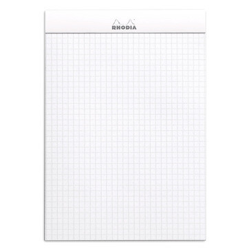 Rhodia White Head Stapled Pad N 16 14,8x21cm
