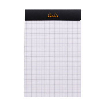 Rhodia Black 5 No14 Stapled Pad  11,0 X 17,0 Cm Graph
