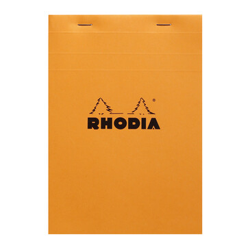 Rhodia Orange Head Stapled Pad No15 14,8 X 21,0cm  A5 Graph