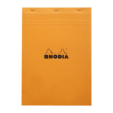 Rhodia Orange Head Stapled Pad N 18 21x29,7cm Graph