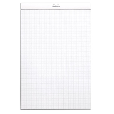 Rhodia Classic White No 19 Graph Notepad